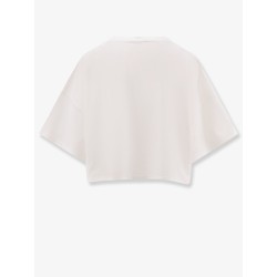 Cotton t-shirt with maxi logo on the front