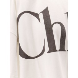 Cotton t-shirt with maxi logo on the front