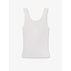 Ribbed cotton tank top