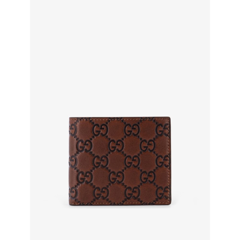 GG Emblem leather wallet with embossed GG logo