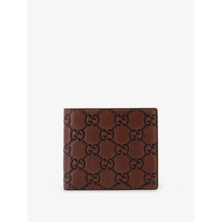 GG Emblem leather wallet with embossed GG logo