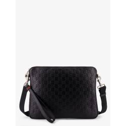 Leather GG Emblem crossbody bag with embossed GG motif