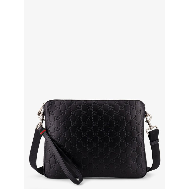 Leather GG Emblem crossbody bag with embossed GG motif