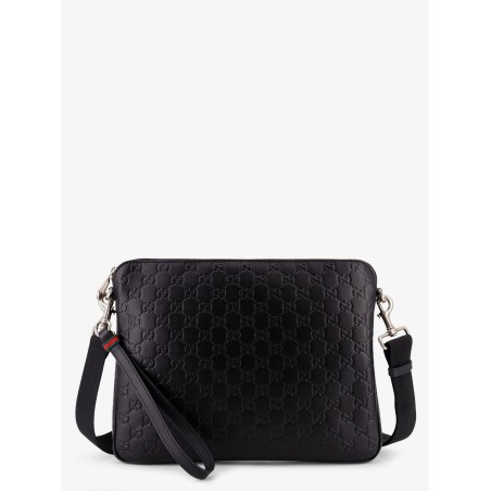 Leather GG Emblem crossbody bag with embossed GG motif