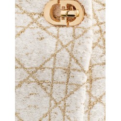 Macrocannage lurex shorts/skirt