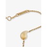 Drop sterling silver with 18k gold finish bracelet