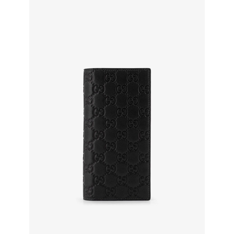 GG Emblem leather wallet with embossed GG motif