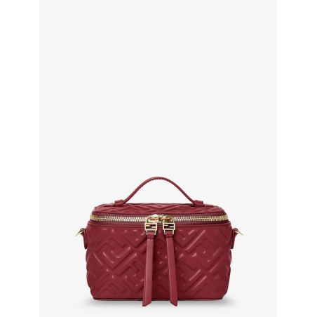 Fendi Vanity leather crossbody bag with FF motif