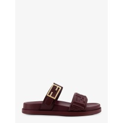 Fendi Feel low leather sandals