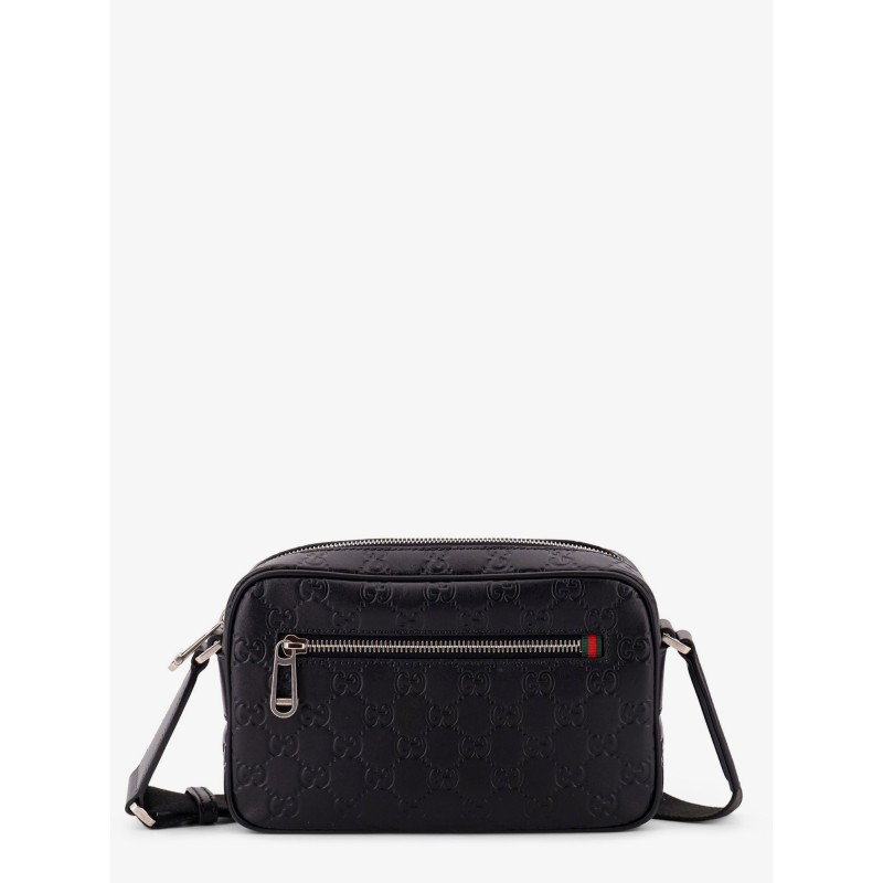 GG Emblem leather crossbody bag