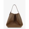Leather Belted Tote shoulder bag