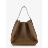 Leather Belted Tote shoulder bag