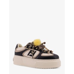 Fendi Match leather sneakers