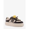 Fendi Match leather sneakers