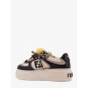 Fendi Match leather sneakers