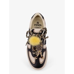 Fendi Match leather sneakers