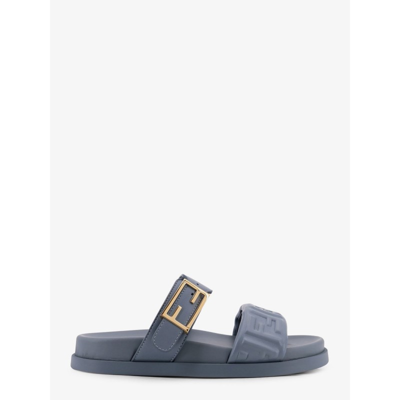 Fendi Feel low leather sandals