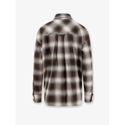 Cropped madras shirt