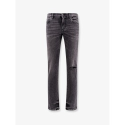 Skinny grey denim jeans