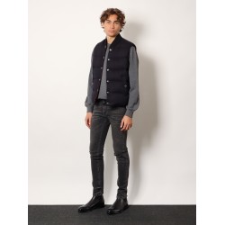 Skinny grey denim jeans