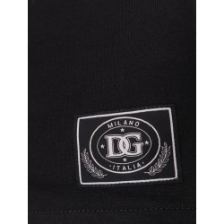 Cotton T-shirt with embossed logo embroidery