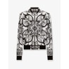 Silk jacket with Maiolica print