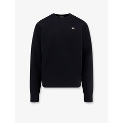 Cotton sweatshirt with logo embroidery