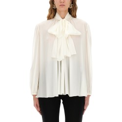 SILK SHIRT WITH SCARF