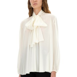 SILK SHIRT WITH SCARF