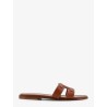 Marina low leather sandals