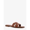 Marina low leather sandals