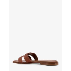 Marina low leather sandals