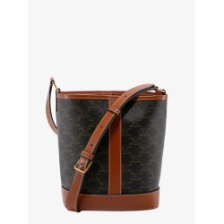 Triomphe coated canvas bucket bag