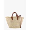 Classic Panier Teen raffia and leather handbag