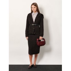 Mini Jodie leather handbag with Intrecciato motif