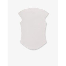 Cap cotton blend t-shirt