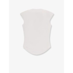 Cap cotton blend t-shirt