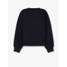Boatneck cotton sweatshirt