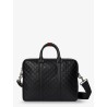 GG Emblem leather briefcase with all-over GG motif
