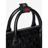 GG Emblem leather briefcase with all-over GG motif