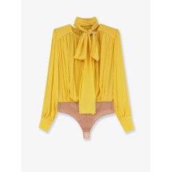 Silk shirt with body detail