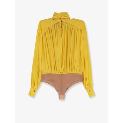 Silk shirt with body detail