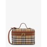 Coated canvas Vanity Check crossbody bag with Check motif