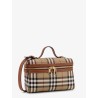 Coated canvas Vanity Check crossbody bag with Check motif