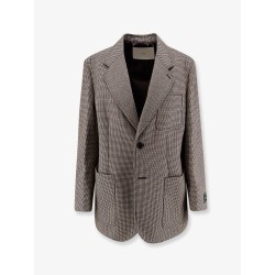 Unisex wool blend blazer
