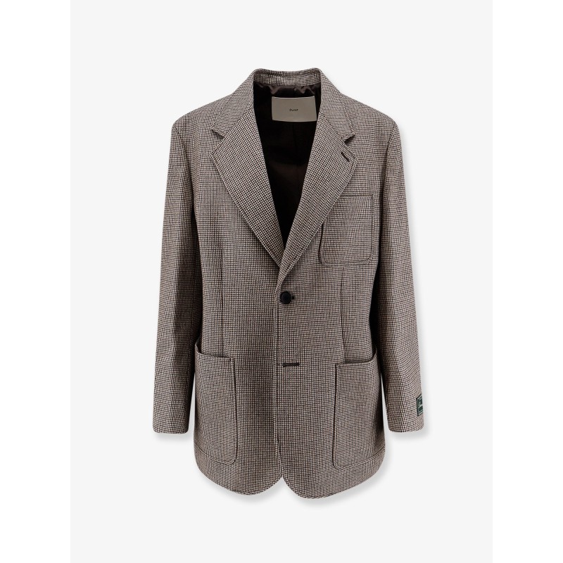 Unisex wool blend blazer