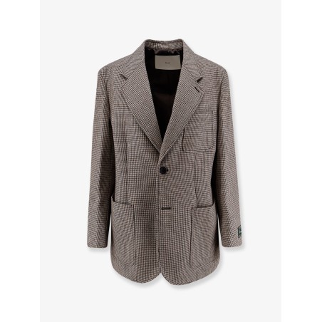 Unisex wool blend blazer