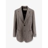 Unisex wool blend blazer