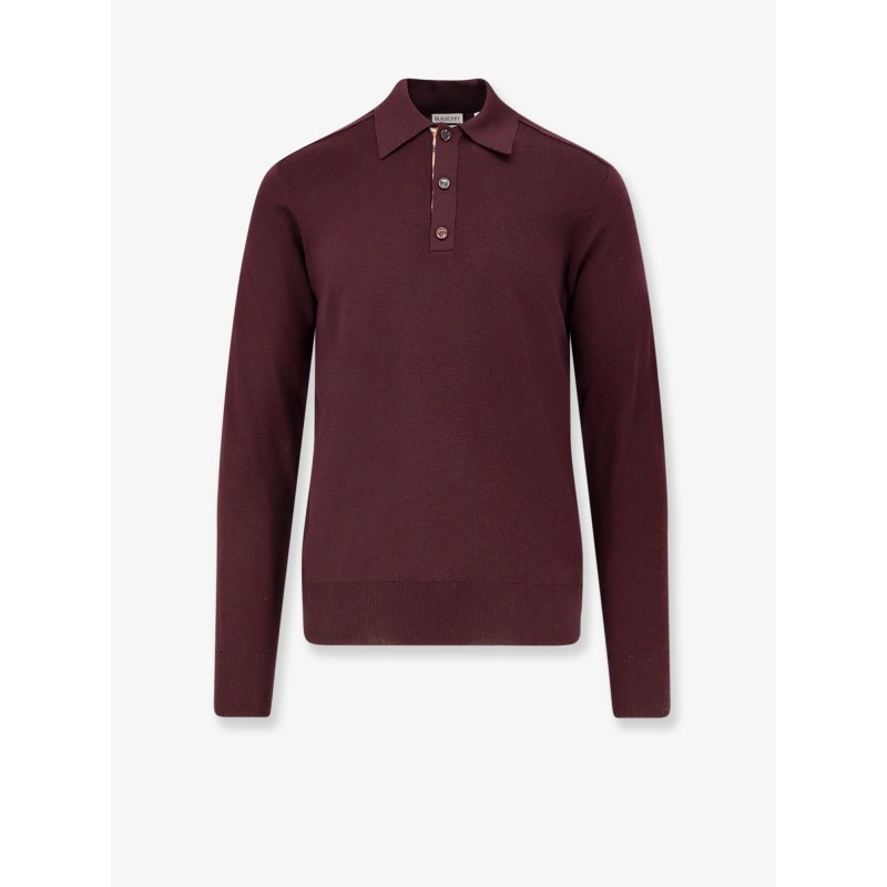 Marcus LS CT wool polo shirt