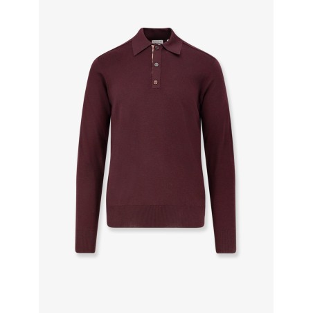 Marcus LS CT wool polo shirt